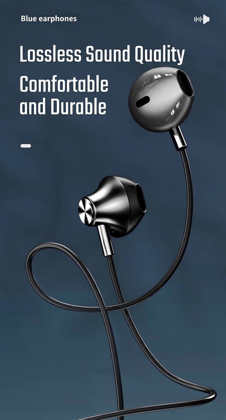 Wired In-Ear PC Gaming Earphones with HD Mic, Noise Reduction, Dual 3.5mm Audio Jacks