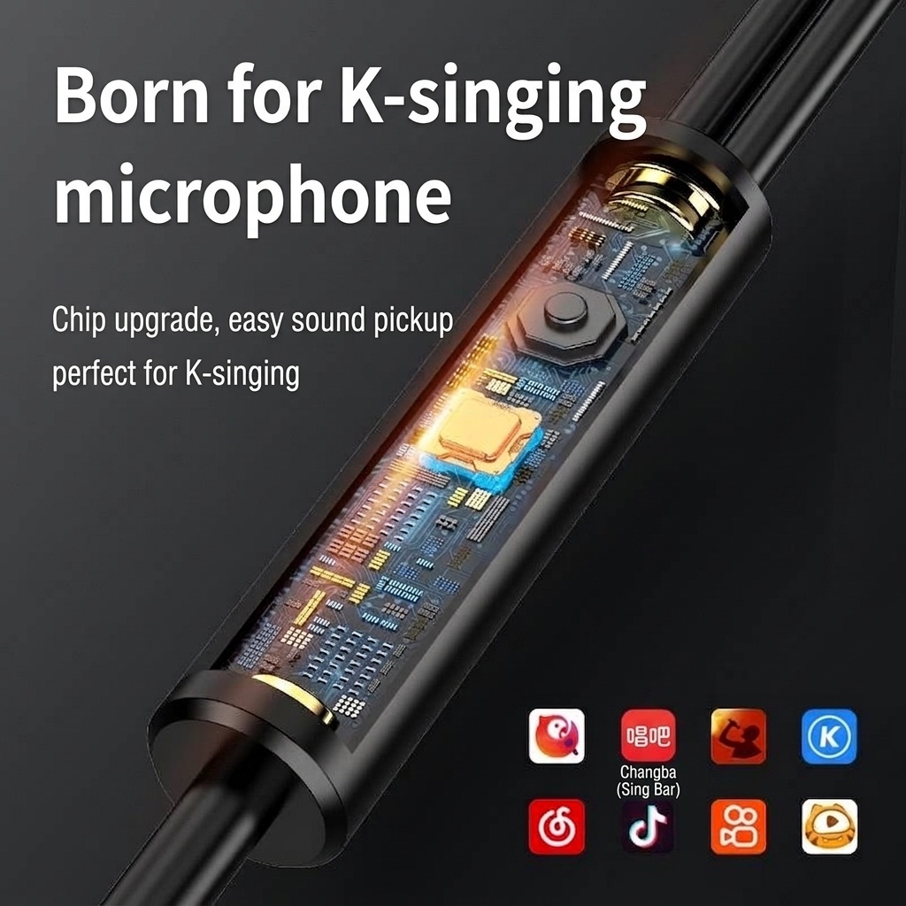 Wired In-Ear PC Gaming Earphones with HD Mic, Noise Reduction, Dual 3.5mm Audio Jacks