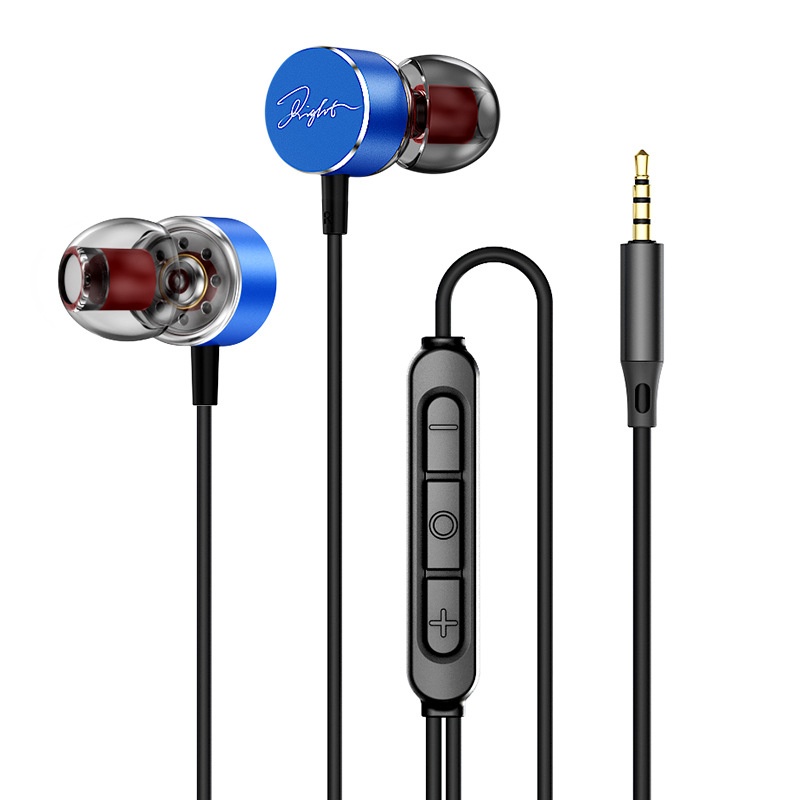 Wired In-Ear Earbuds with In-Line Mic & Volume Control, 10mm Deep Bass Drivers, 3.5mm / USB-C