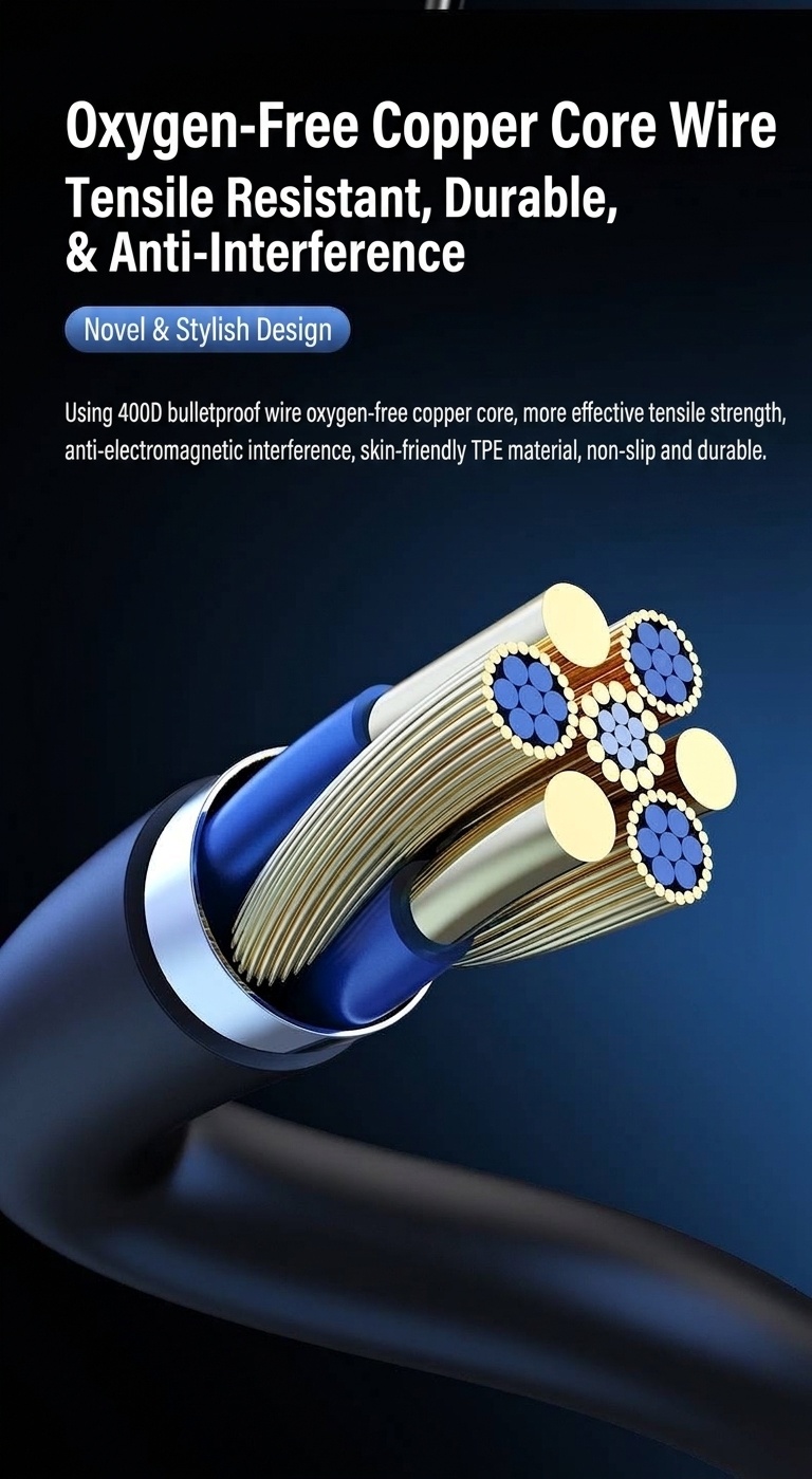 Wired In-Ear Earbuds with In-Line Mic & Volume Control, 10mm Deep Bass Drivers, 3.5mm / USB-C