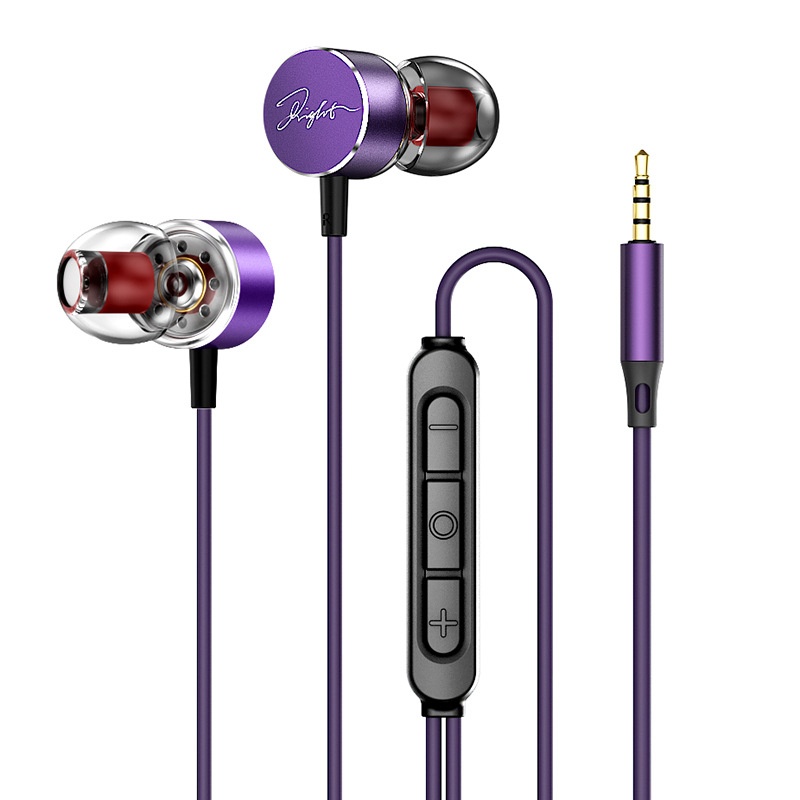 Wired In-Ear Earbuds with In-Line Mic & Volume Control, 10mm Deep Bass Drivers, 3.5mm / USB-C