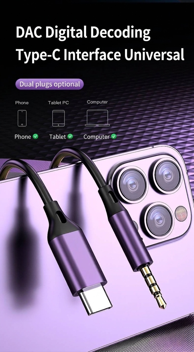 Wired In-Ear Earbuds with In-Line Mic & Volume Control, 10mm Deep Bass Drivers, 3.5mm / USB-C