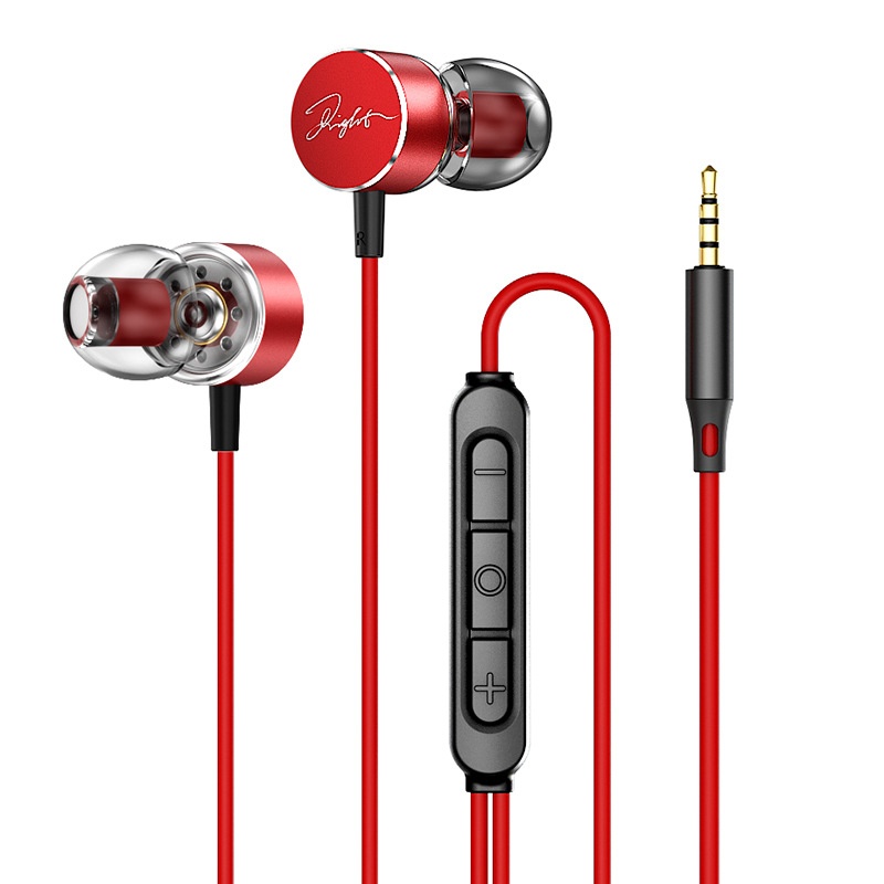 Wired In-Ear Earbuds with In-Line Mic & Volume Control, 10mm Deep Bass Drivers, 3.5mm / USB-C
