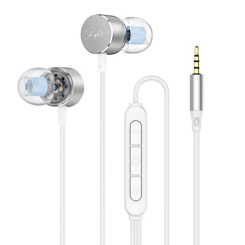 Wired In-Ear Earbuds with In-Line Mic & Volume Control, 10mm Deep Bass Drivers, 3.5mm / USB-C