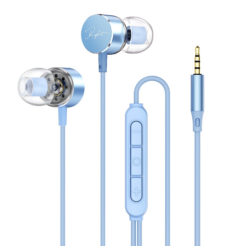Wired In-Ear Earbuds with In-Line Mic & Volume Control, 10mm Deep Bass Drivers, 3.5mm / USB-C