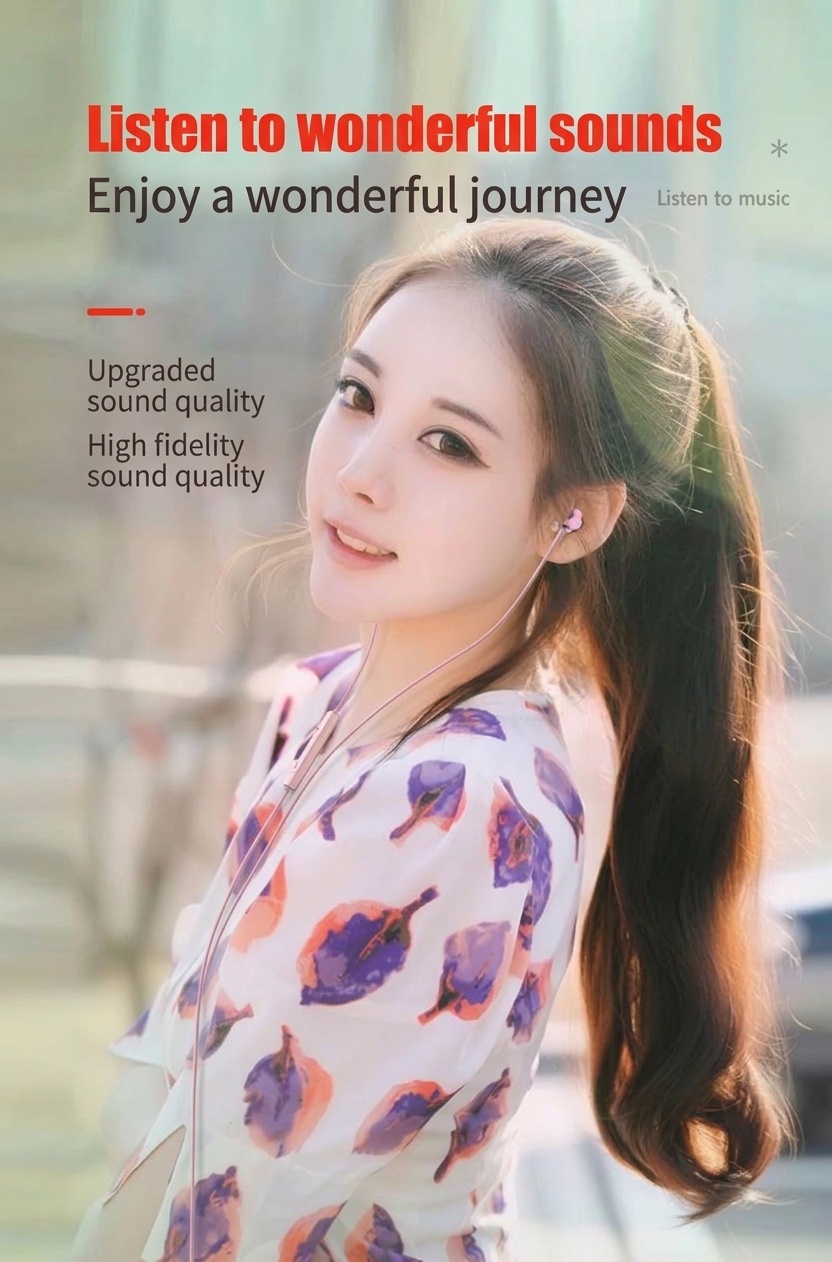 Wired In-Ear Earbuds with In-Line Mic, 7mm Deep Bass Drivers, Noise Isolation, 3.5mm / USB-C