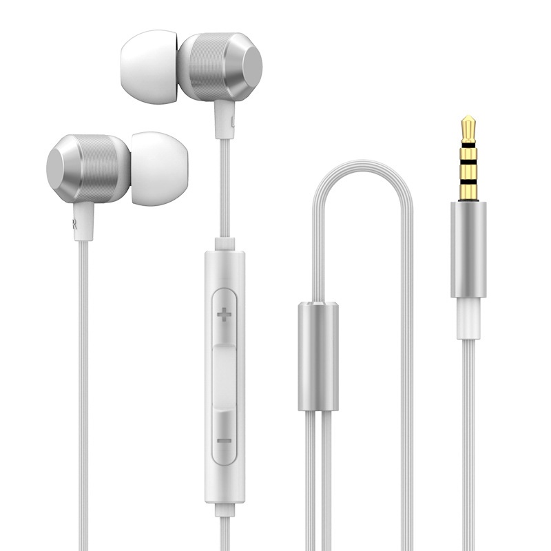 Wired In-Ear Earbuds with In-Line Mic, 7mm Deep Bass Drivers, Noise Isolation, 3.5mm / USB-C
