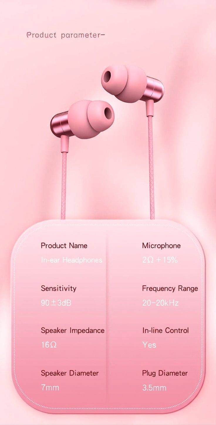Soft Silicone In-Ear Sleep Earbuds with In-Line Mic, 7mm Drivers, Noise Isolation, 3.5mm / USB-C