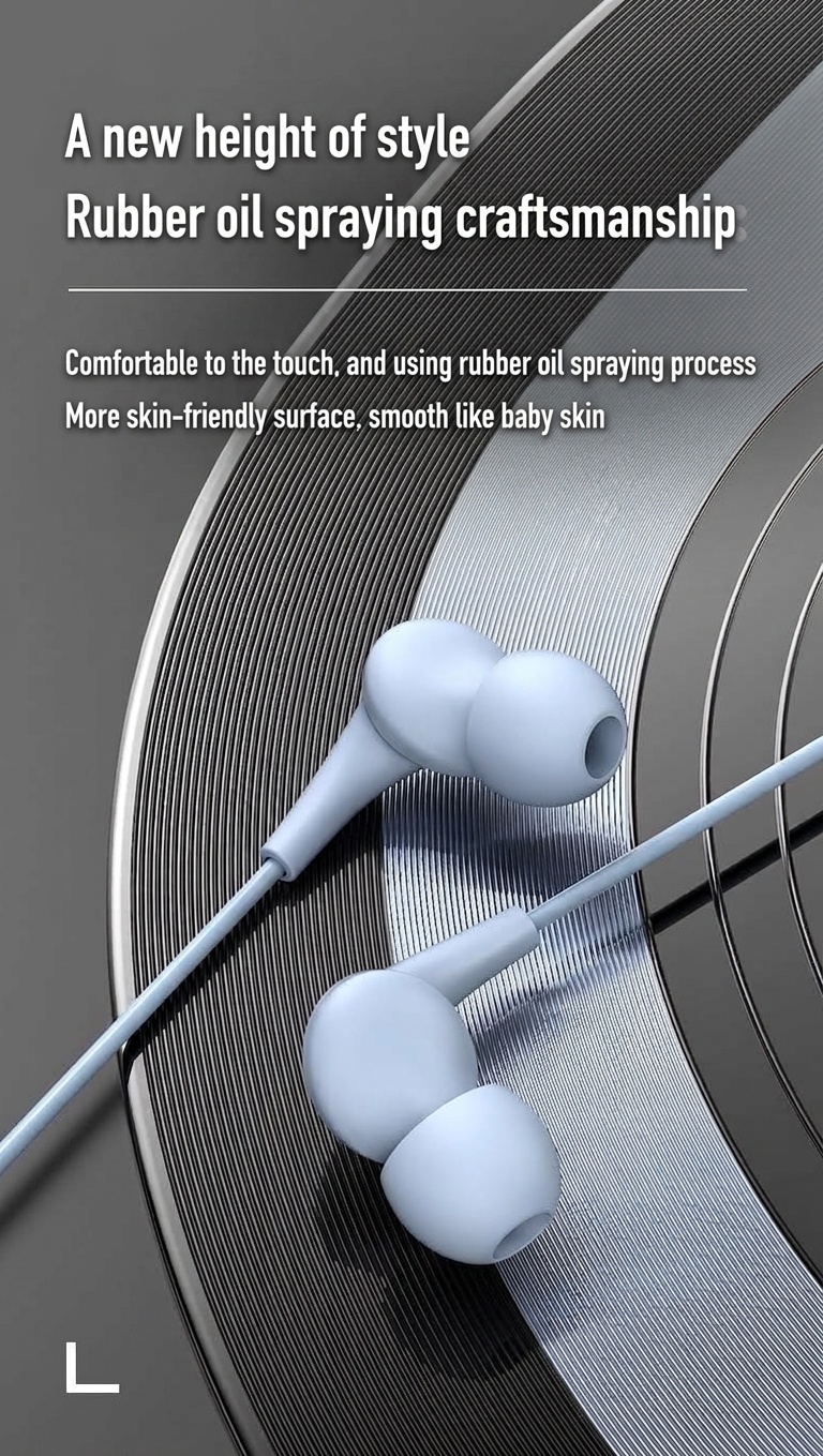Wired In-Ear Stereo Earbuds with In-Line Mic & Volume Control, 10mm Drivers, 3.5mm / USB-C