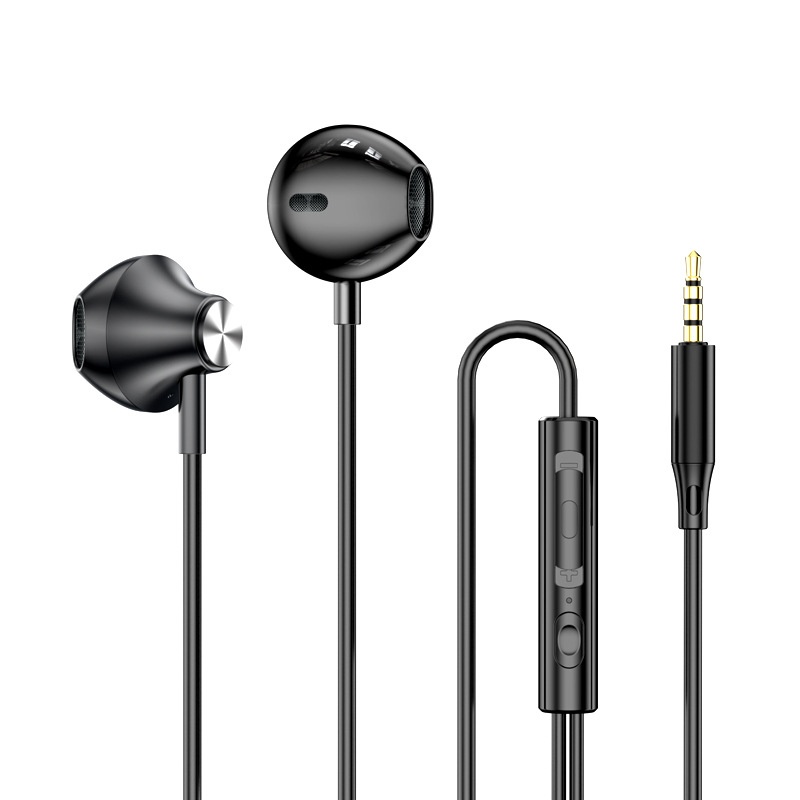 Wired In-Ear Earphones with In-Line Mic & Volume Control, Dual Sound Isolation, 3.5mm / USB-C