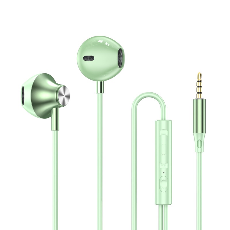 Wired In-Ear Earphones with In-Line Mic & Volume Control, Dual Sound Isolation, 3.5mm / USB-C