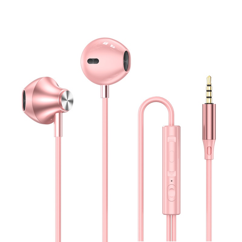 Wired In-Ear Earphones with In-Line Mic & Volume Control, Dual Sound Isolation, 3.5mm / USB-C