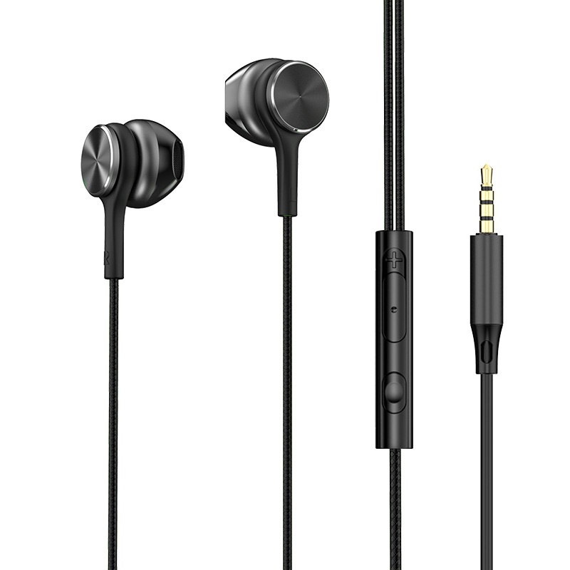 HiFi Wired In-Ear Earbuds with In-Line Mic, Digital Noise Reduction, 10mm Drivers, 3.5mm / USB-C
