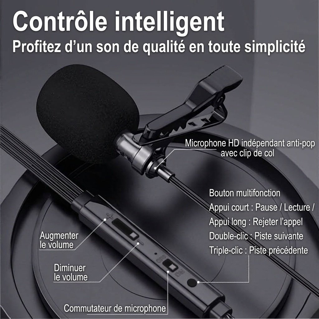 Type-C Wired Earbuds with HD Mic, DAC Digital Audio, 14.2mm Drivers, USB Adapter for Gaming