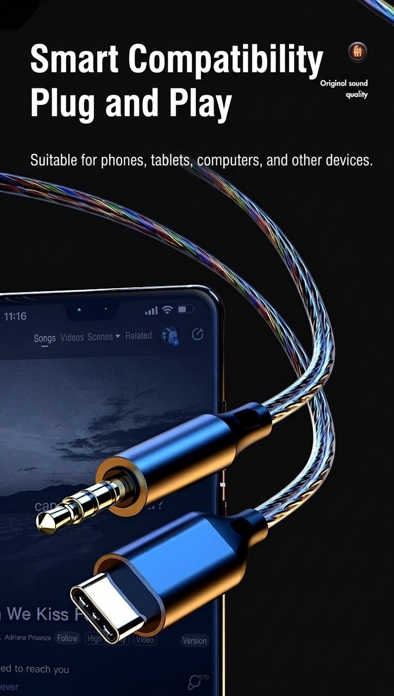 HiFi Wired In-Ear Earbuds with Mic, 14.2mm Drivers, Passive Noise Isolation, 3.5mm / USB-C