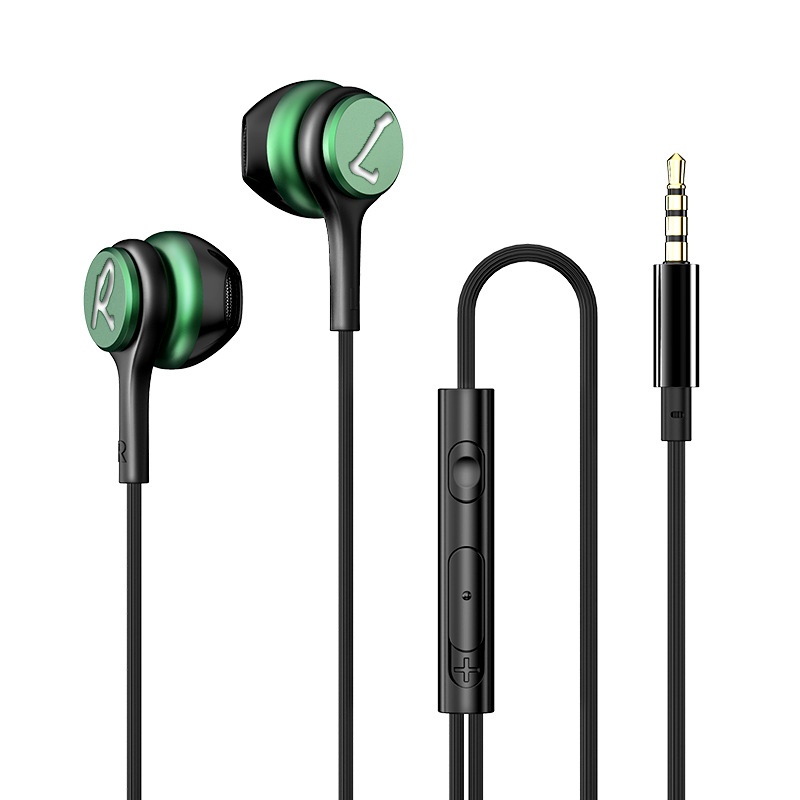 Wired In-Ear Gaming Headphones with Sensitive Mic, 7mm Drivers, Ergonomic Fit, 3.5mm / USB-C