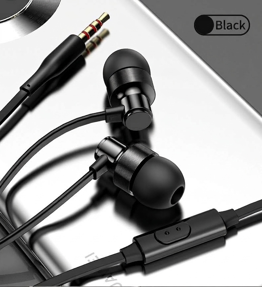 Wired In-Ear Gaming Headphones with HD Mic, Inline Controls, 10mm Drivers, 3.5mm Jack