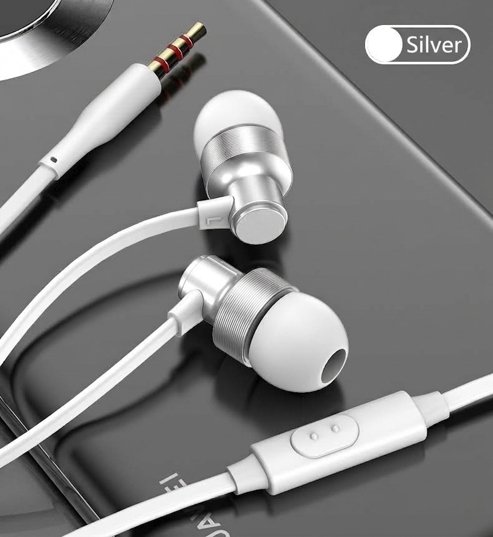 Wired In-Ear Gaming Headphones with HD Mic, Inline Controls, 10mm Drivers, 3.5mm Jack