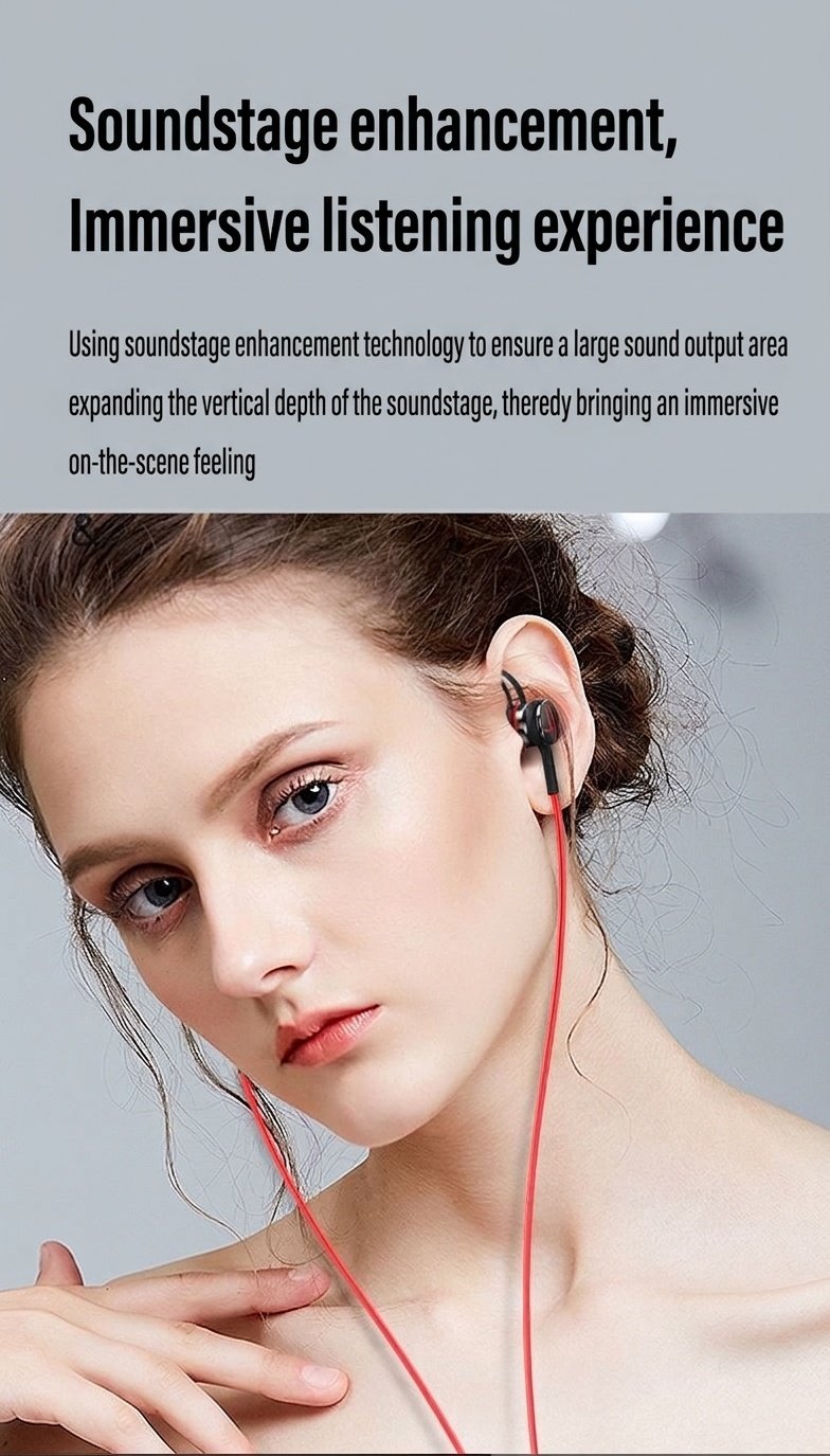 Wired In-Ear Gaming Earbuds with Noise Cancelling Mic, 10mm Deep Bass Drivers, 3.5mm / USB-C