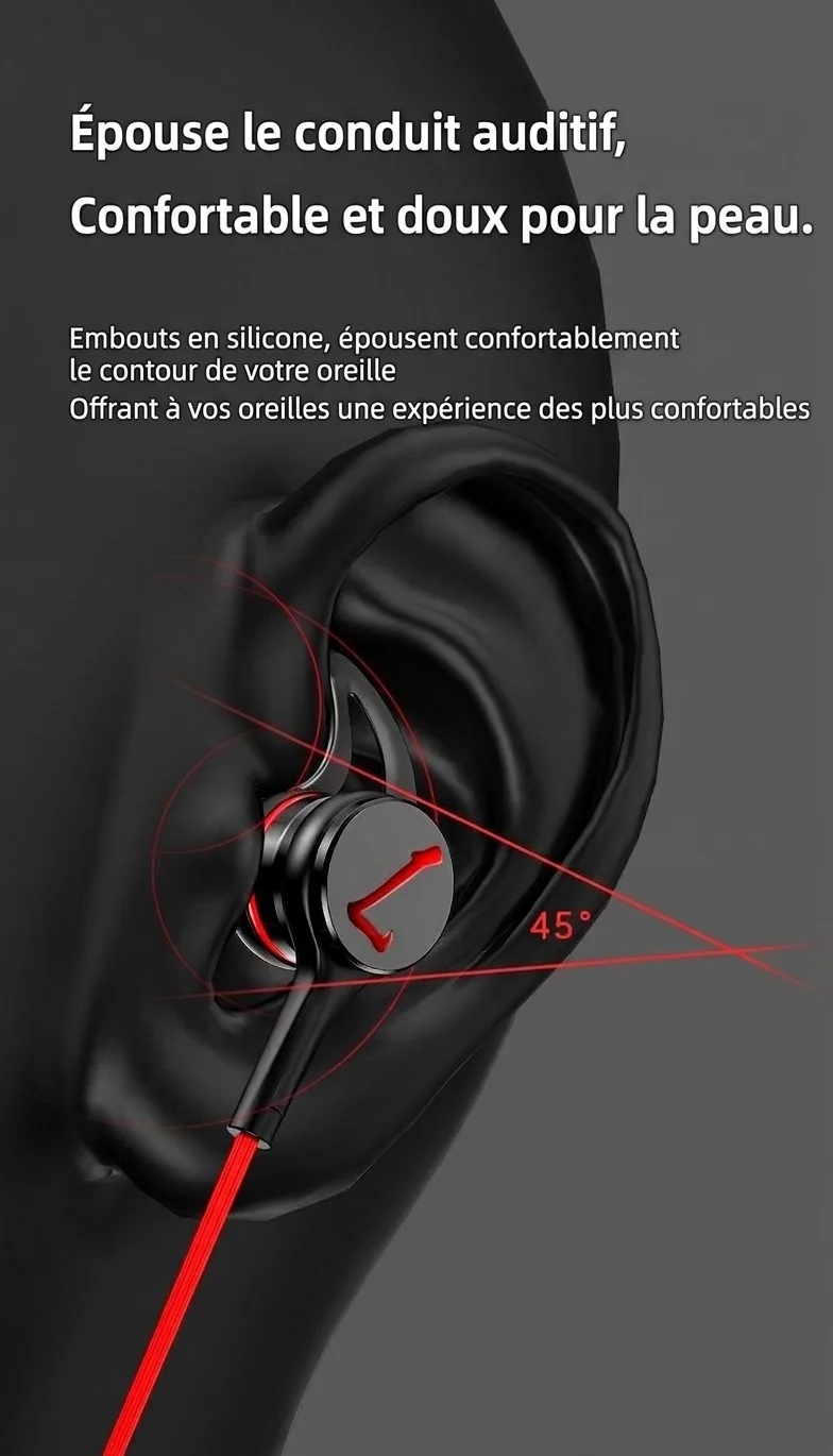 Wired In-Ear Gaming Earbuds with Noise Cancelling Mic, 10mm Deep Bass Drivers, 3.5mm / USB-C