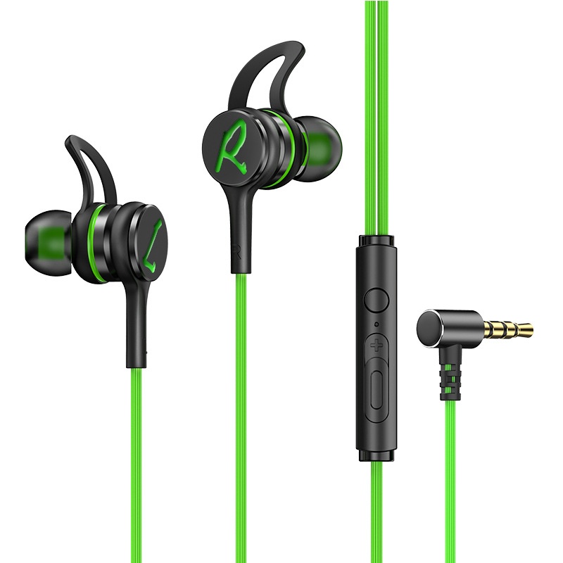 Wired In-Ear Gaming Earbuds with Noise Cancelling Mic, 10mm Deep Bass Drivers, 3.5mm / USB-C
