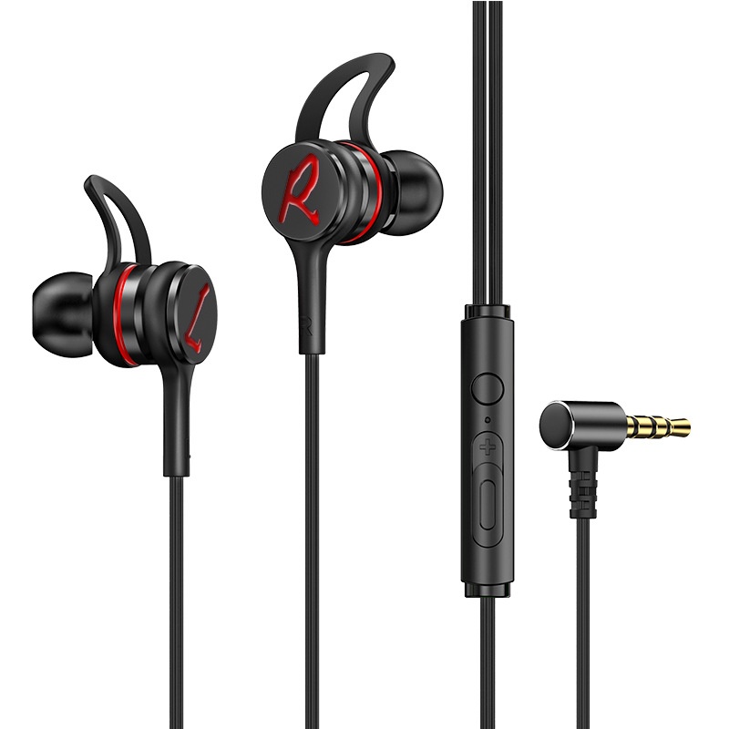 Wired In-Ear Gaming Earbuds with Noise Cancelling Mic, 10mm Deep Bass Drivers, 3.5mm / USB-C