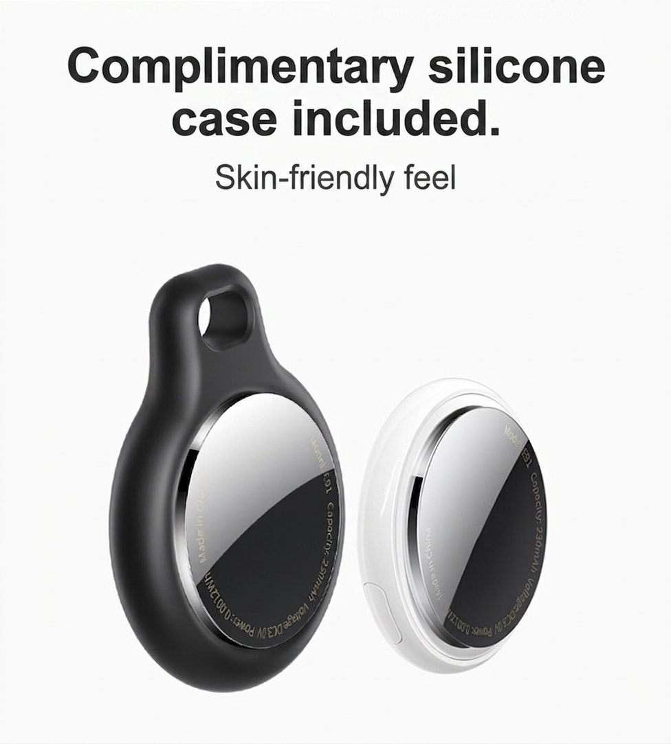 Smart E100 Anti-Lost Device with Apple Find My Network - White
