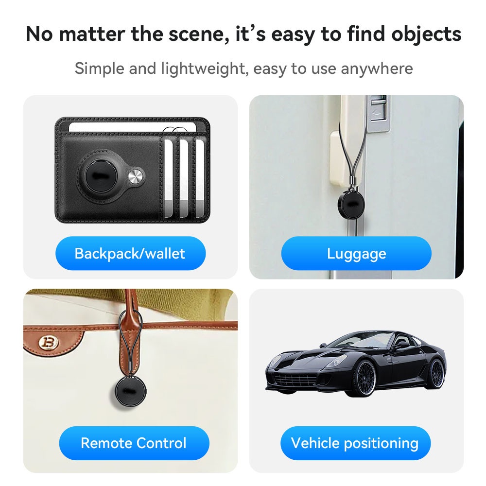 Google E96A Find My Device Smart Anti-Lost Tracker for Android - Black