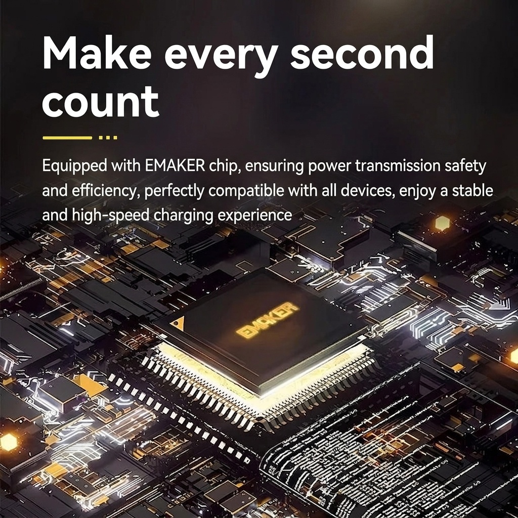 240W USB-C Fast Charging Data Cable with E-Marker Chip, Braided Design, High-Speed Power Delivery