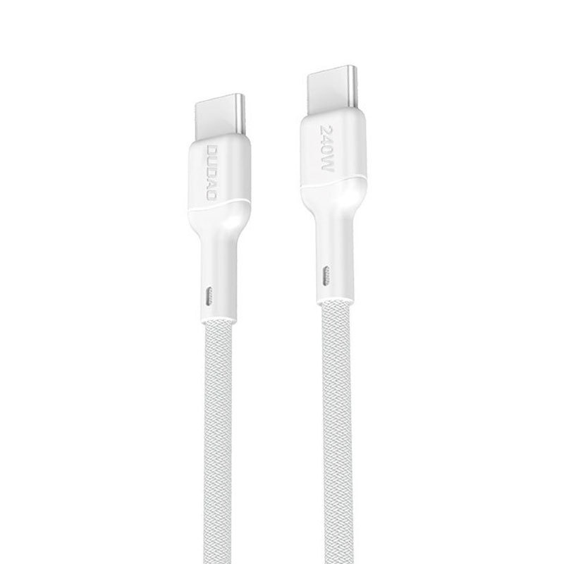 240W USB-C Fast Charging Data Cable with E-Marker Chip, Braided Design, High-Speed Power Delivery