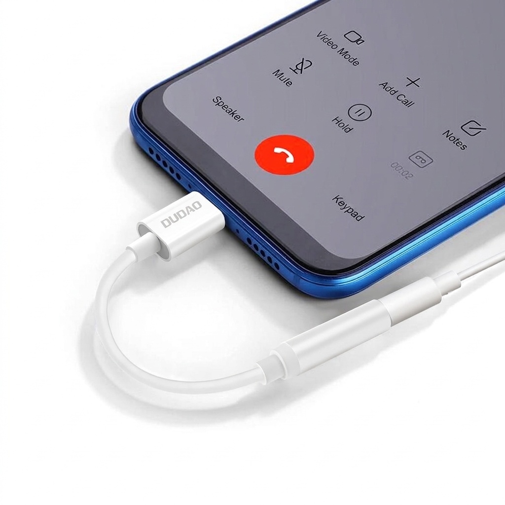 Adaptador de audio USB-C a 3,5 mm, convertidor de conector para auriculares, chip de decodificación digital para sonido sin pérdidas.