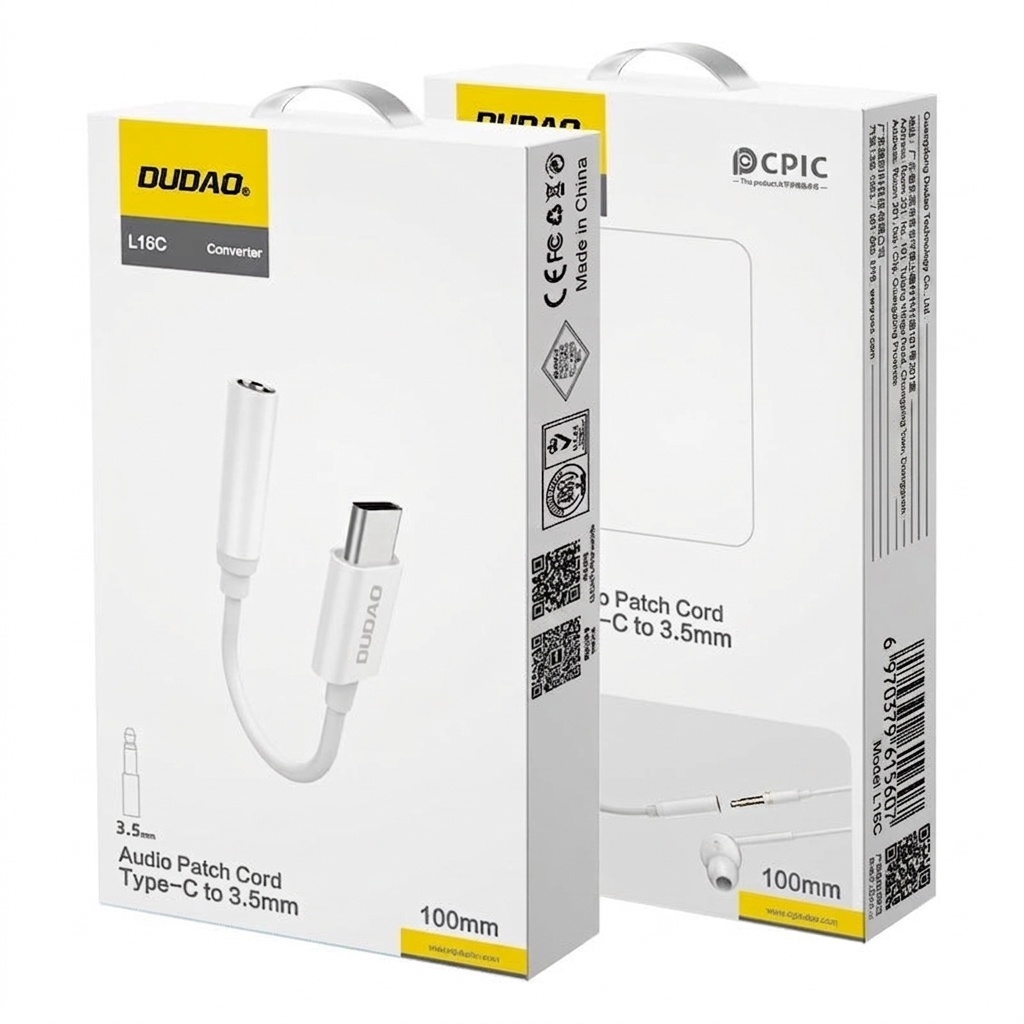 Adaptador de audio USB-C a 3,5 mm, convertidor de conector para auriculares, chip de decodificación digital para sonido sin pérdidas.