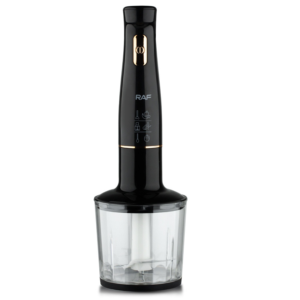 RAF 4-in-1 Stabmixer-Set – 800 W Schwarz/Weiß