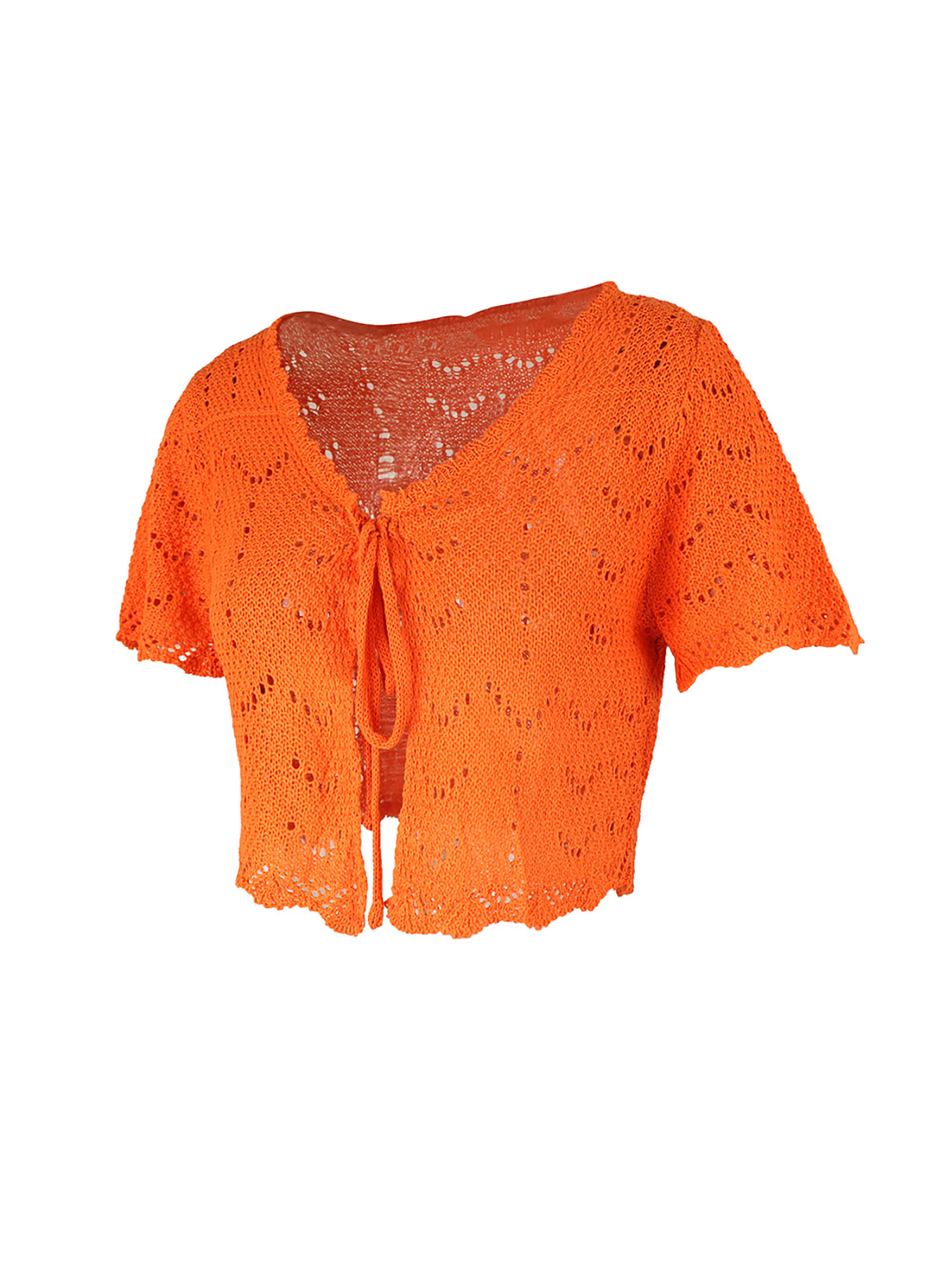 Crochet Knit Beach Cover-Up Cardigan