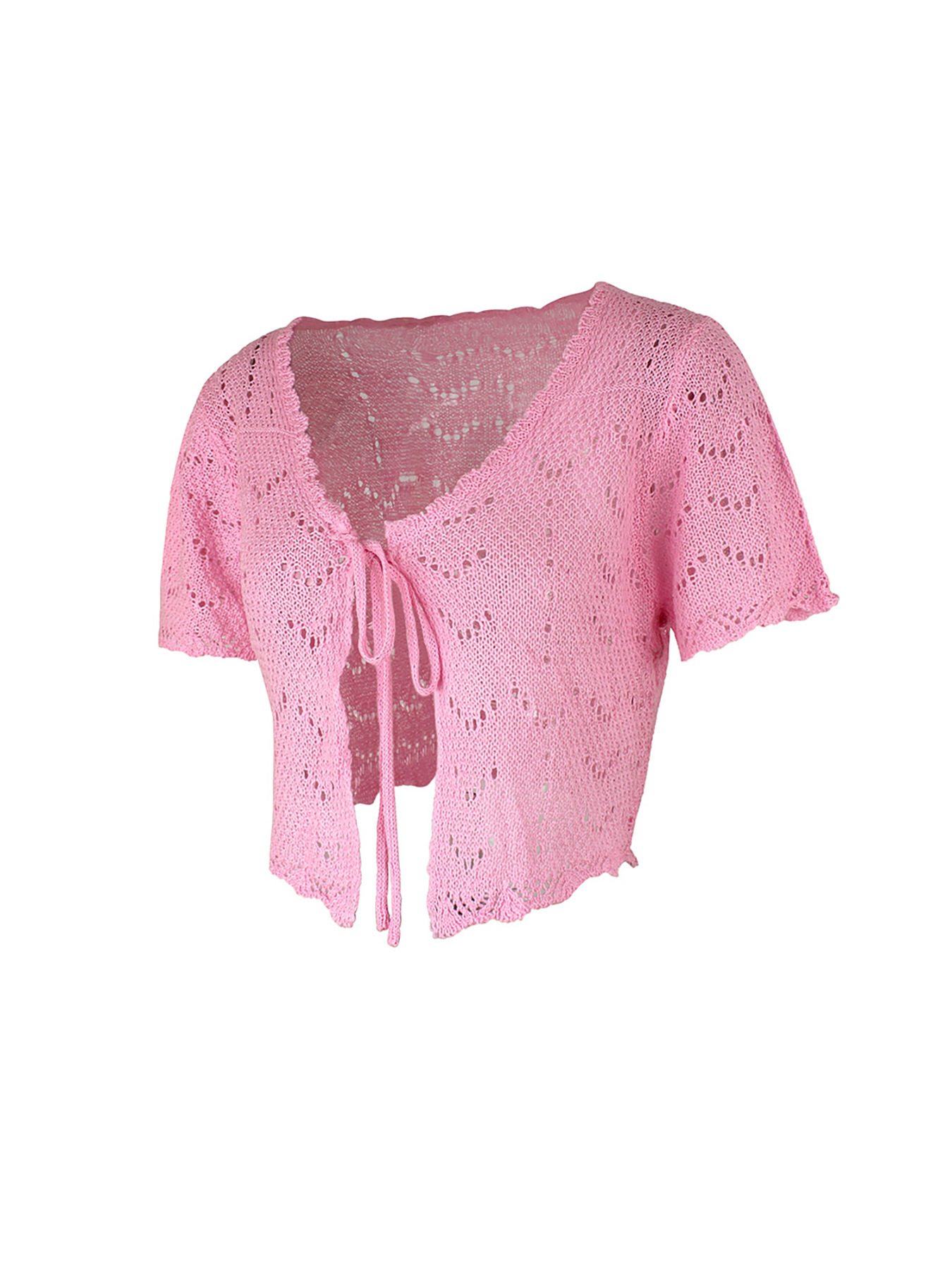 Crochet Knit Beach Cover-Up Cardigan