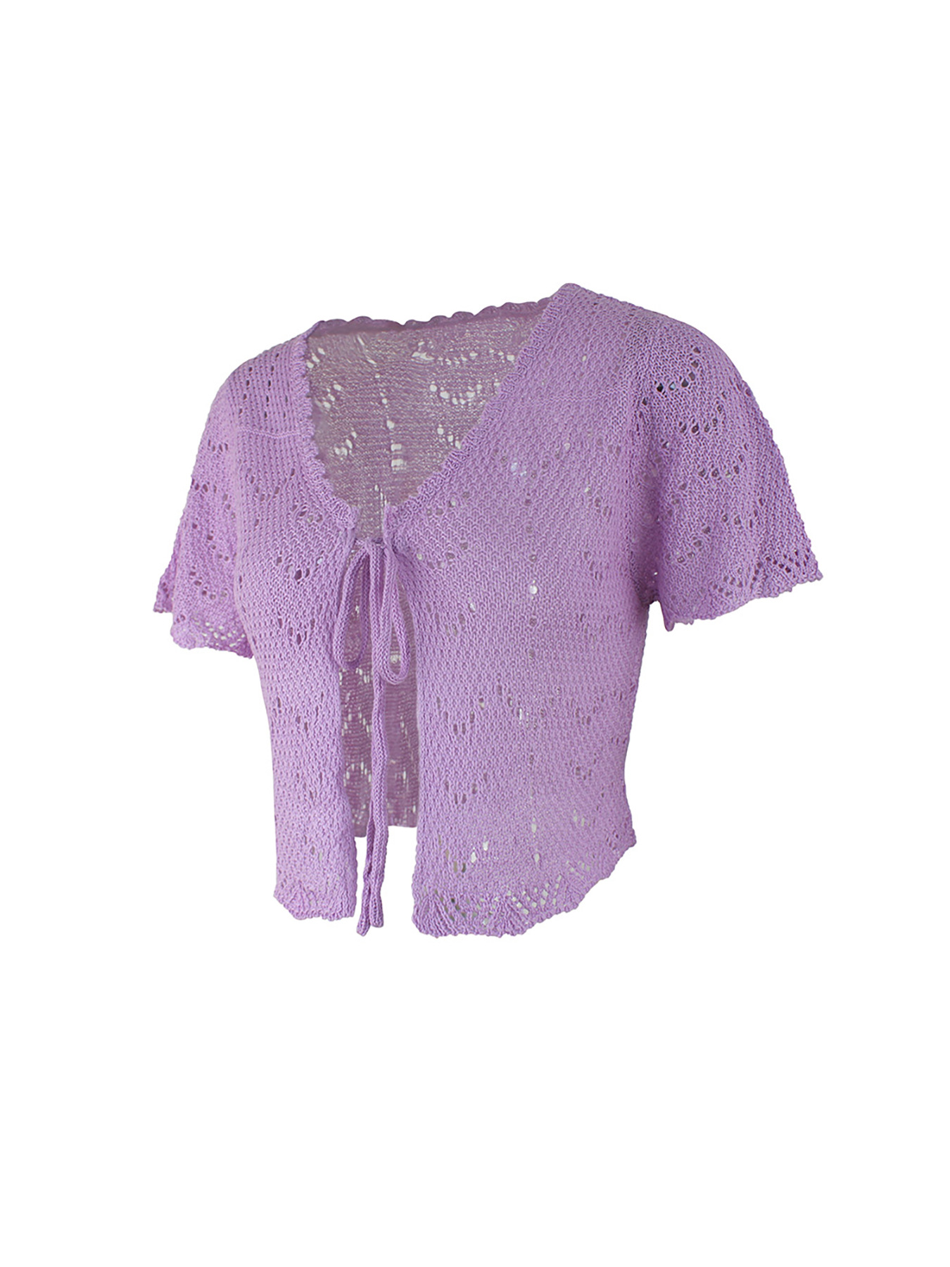 Crochet Knit Beach Cover-Up Cardigan