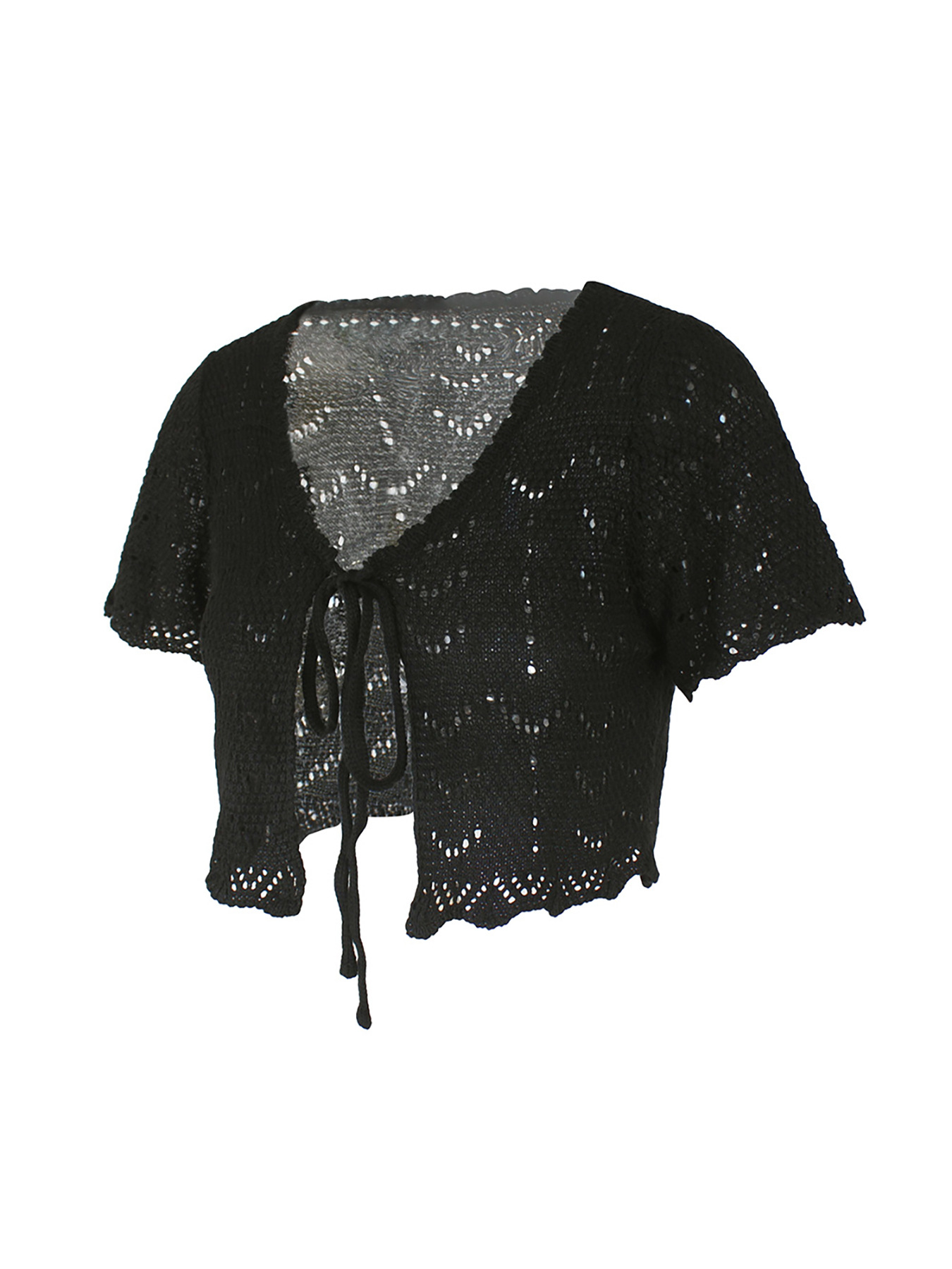 Crochet Knit Beach Cover-Up Cardigan