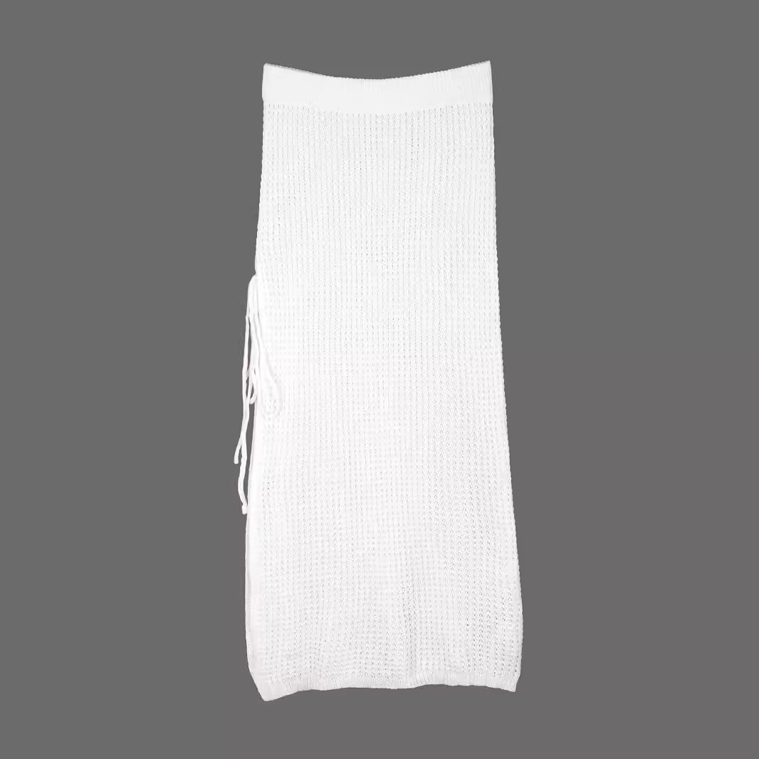 Knit Maxi Dress Women's Slit Beach Cover Up Summer Spring