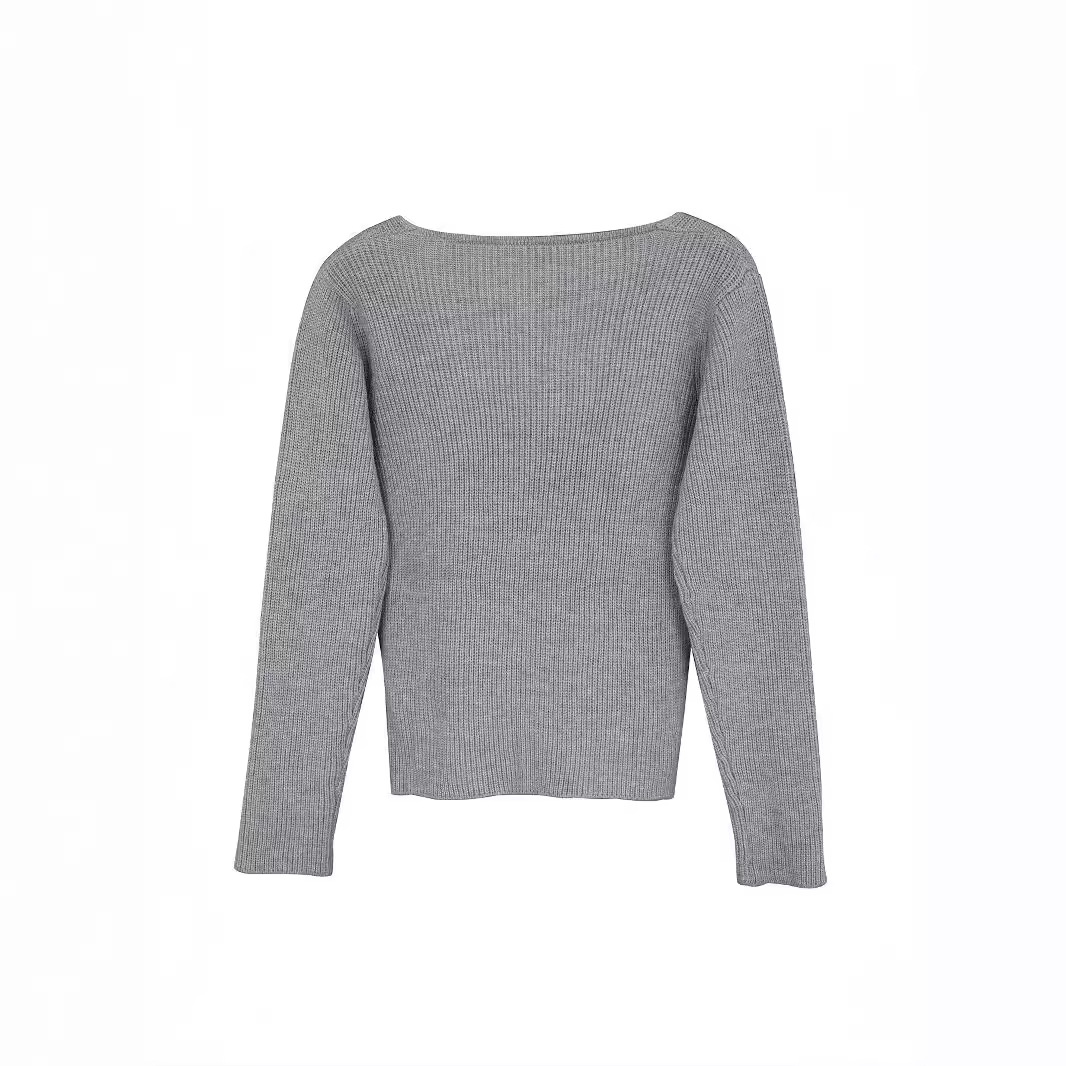 Two-Piece V-Neck Long Sleeve Sweater Set Fall Winter SSU-00012