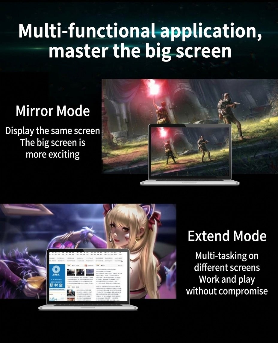 DisplayPort 2.1 Cable 16K@60Hz 40Gbps Gaming Monitor Cable