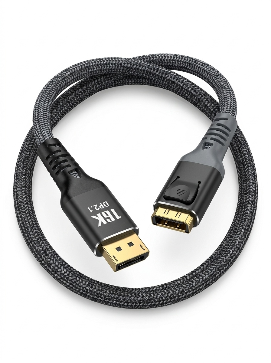 DisplayPort 2.1 Cable 16K@60Hz 40Gbps Gaming Monitor Cable