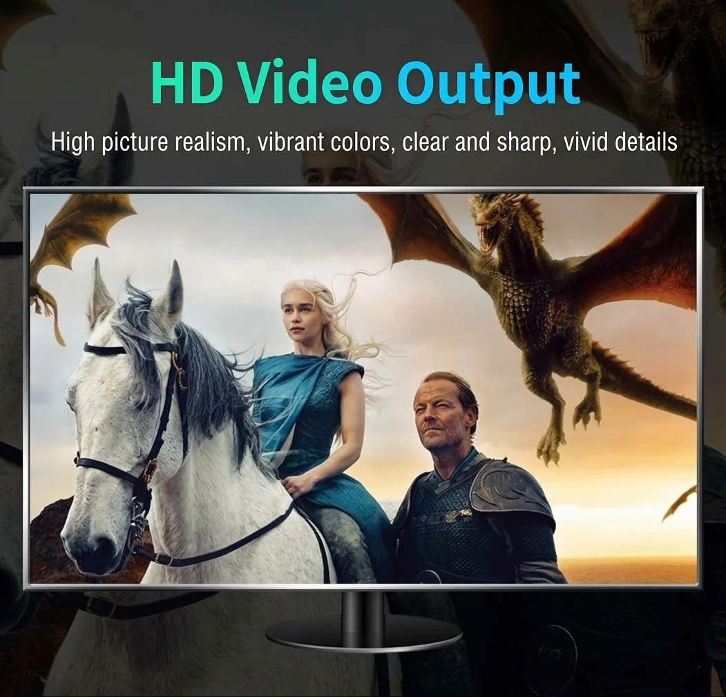 8K/16K Mini DisplayPort to DisplayPort Cable for Gaming