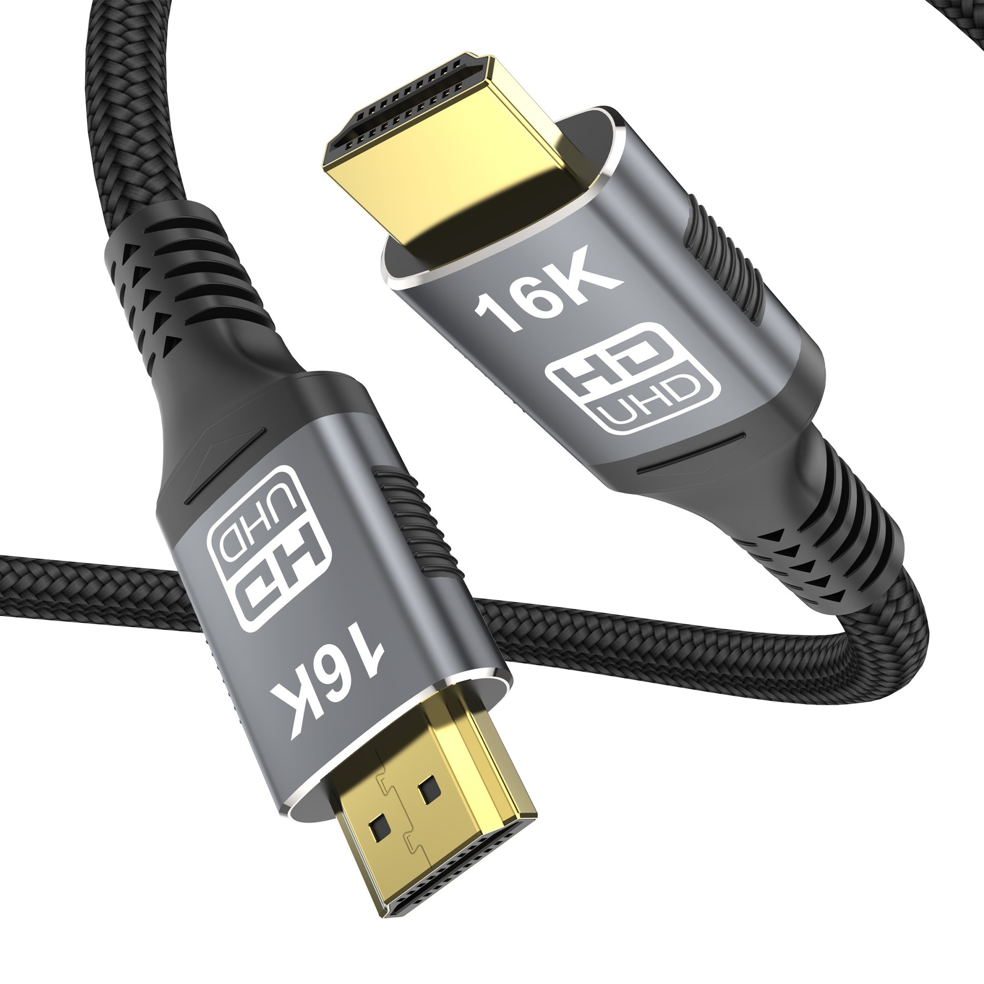 16K HDMI 2.2 Cable - Ultra High Speed Braided 96Gbps