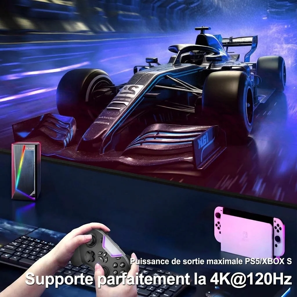 Câble HDMI 2.2 16K - Ultra haut débit tressé 96 Gbit/s
