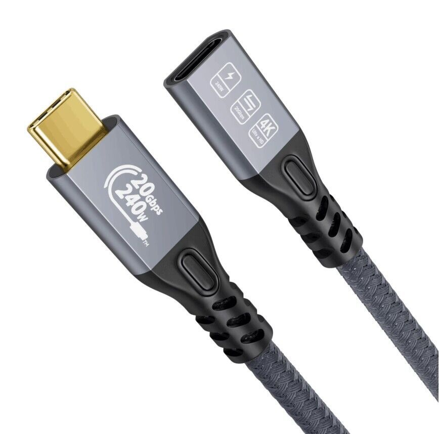 USB C to USB C Cable 240W PD 20Gbps 4K Video E-Marker
