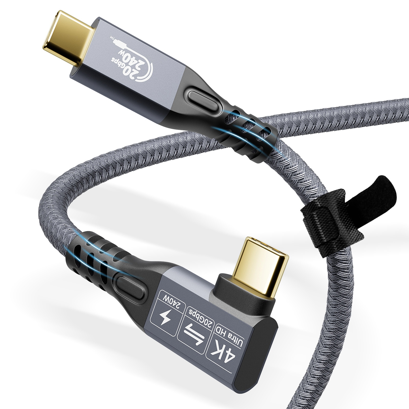 USB C to USB C Cable 240W PD 20Gbps 4K Video E-Marker