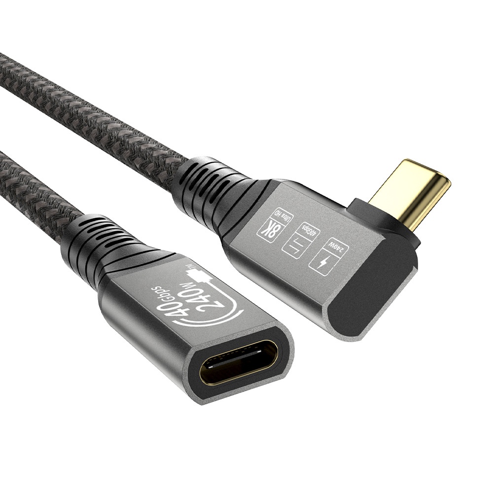 USB4 Cable 40Gbps 240W 8K UHD Type-C Thunderbolt 3/4 Compatible