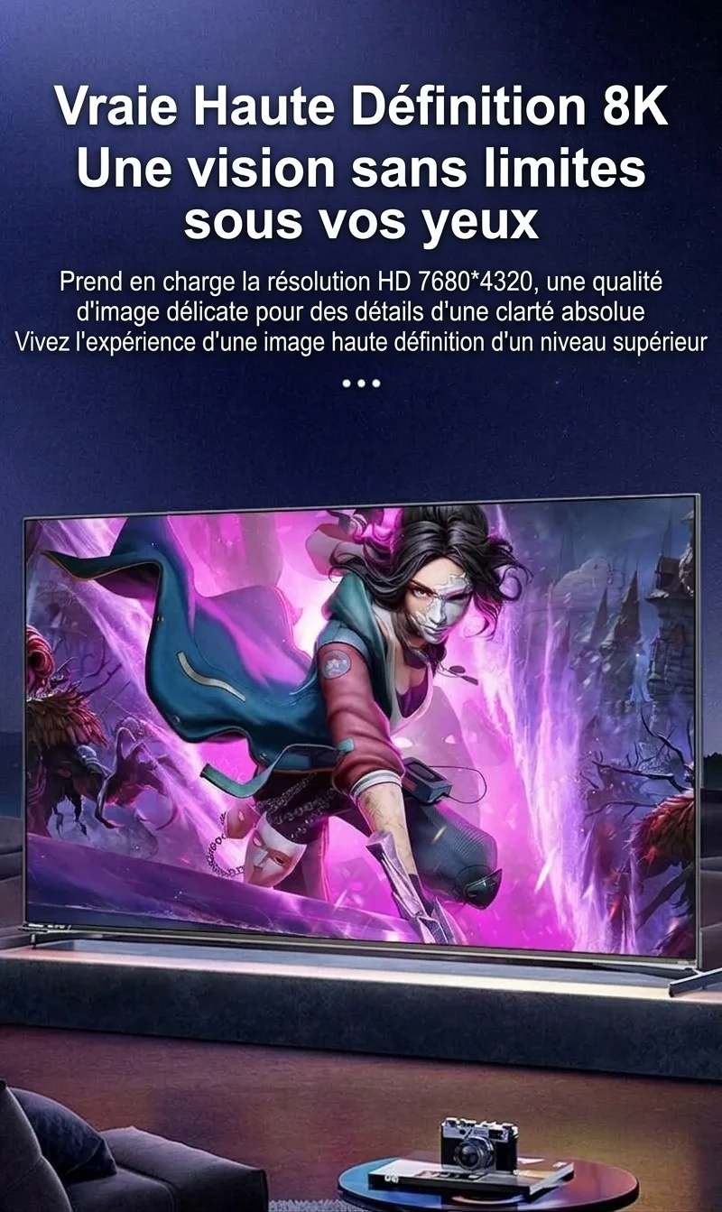 Répartiteur HDMI 8K 1 entrée 4 sorties - Ultra HD 48 Gbit/s pour plusieurs écrans