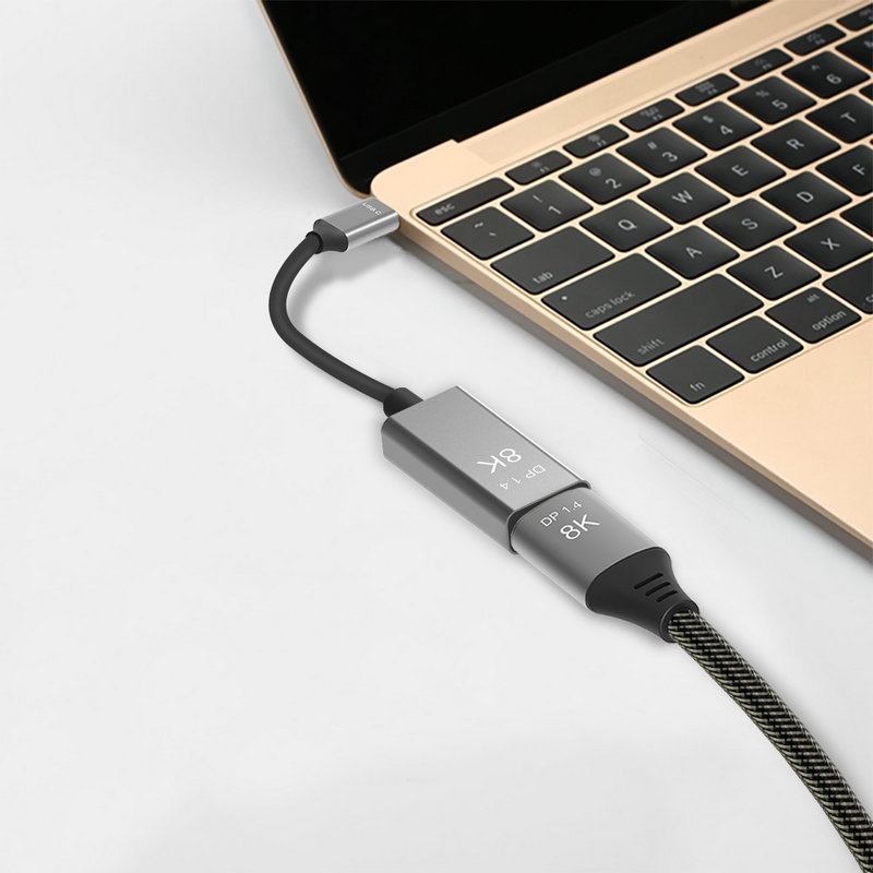 USB-C to DisplayPort 8K Adapter - 60Hz Type-C DP 1.4 Cable
