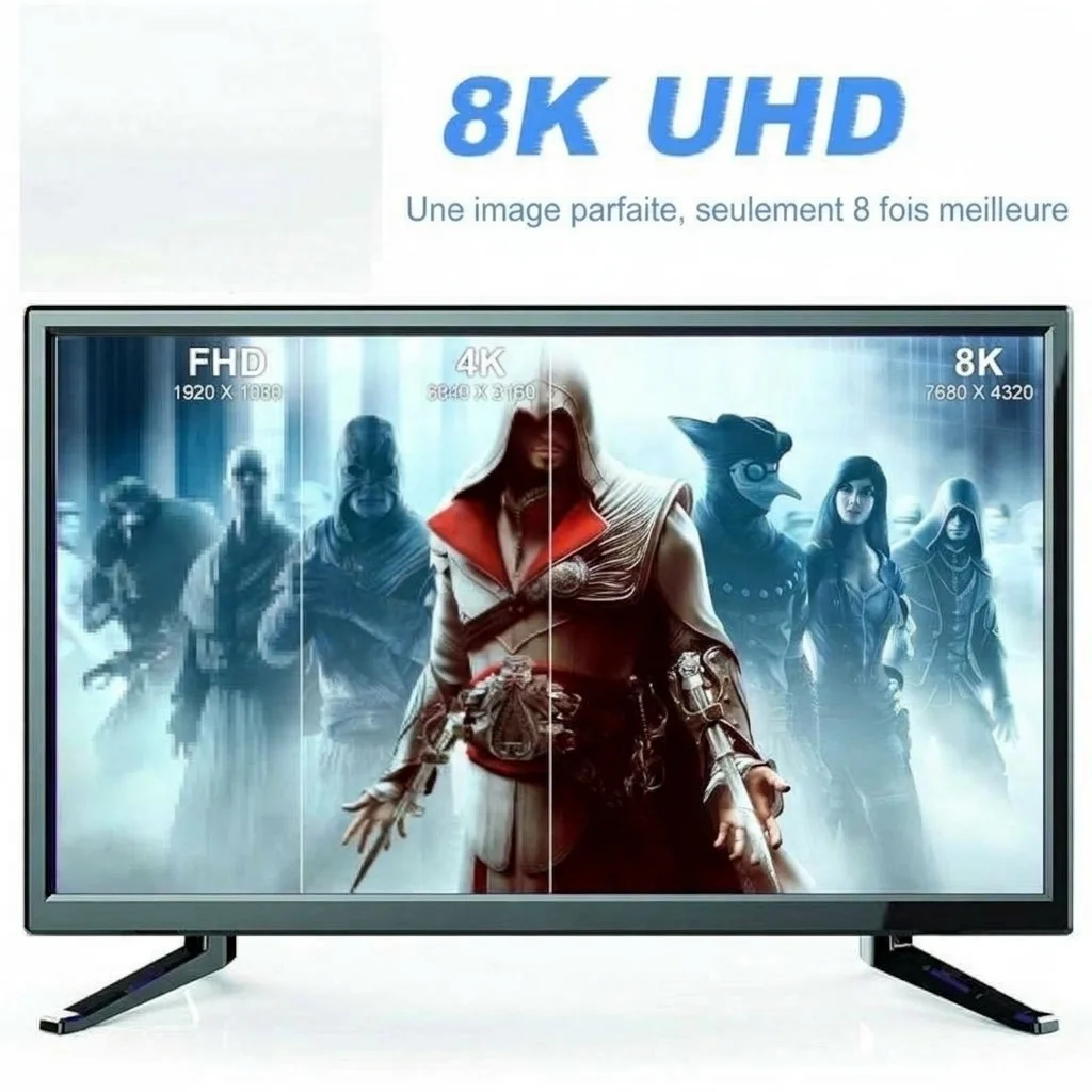 Adaptateur USB-C vers DisplayPort 8K - Câble Type-C DP 1.4 60 Hz